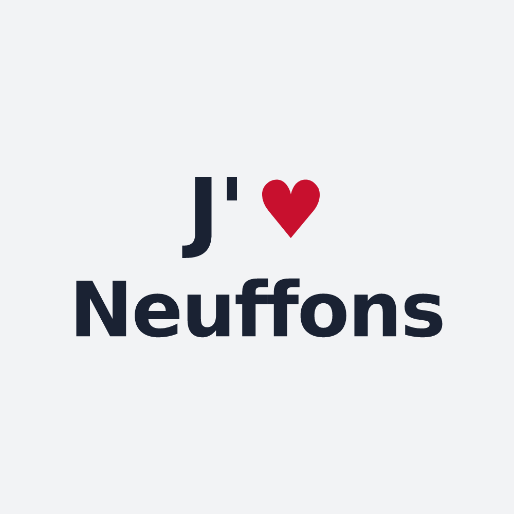 Poster personnalisé Neuffons — design J'aime Neuffons