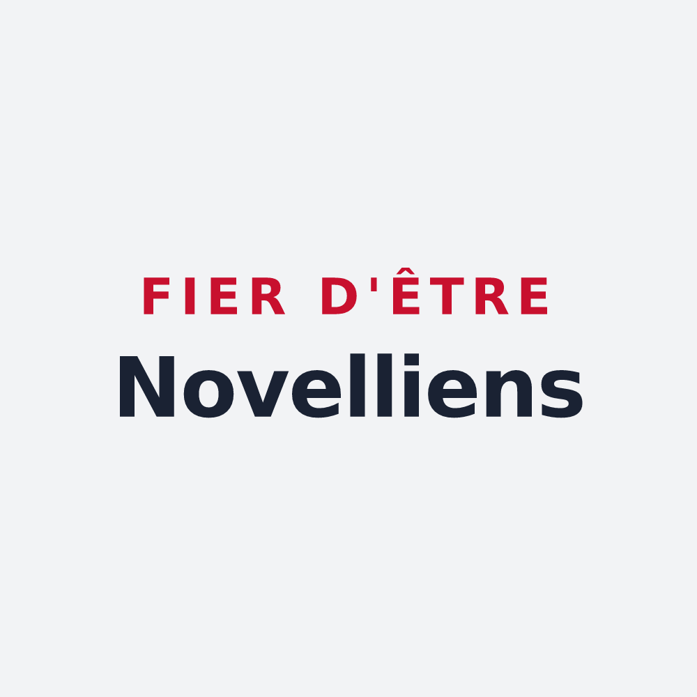 Poster « Fier d'être Novelliens » — design pour Neuillay-les-Bois