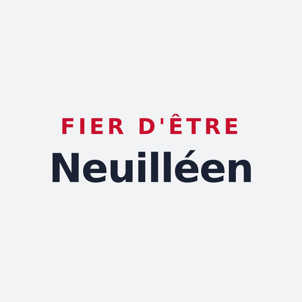 Poster « Fier d'être Neuilléen » — design pour Neuillé