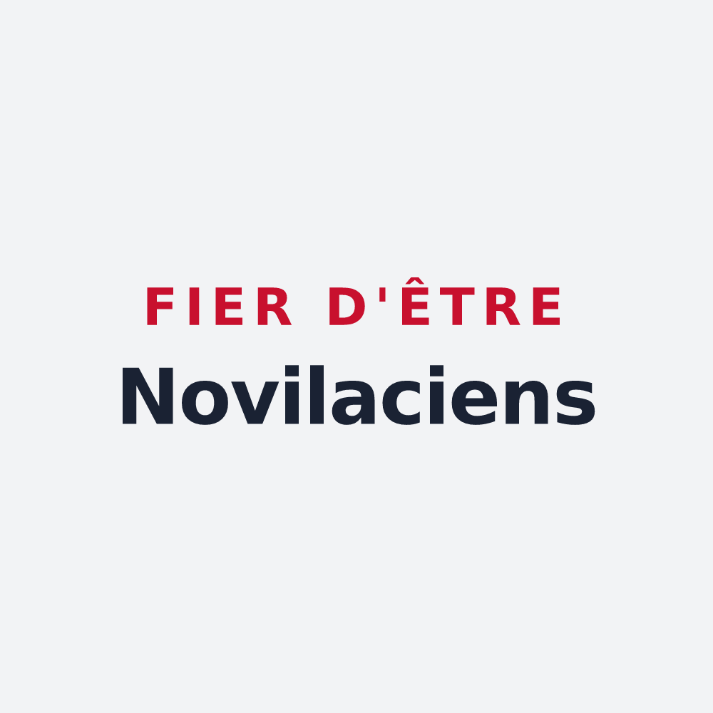 Poster « Fier d'être Novilaciens » — design pour Neuilly-en-Thelle