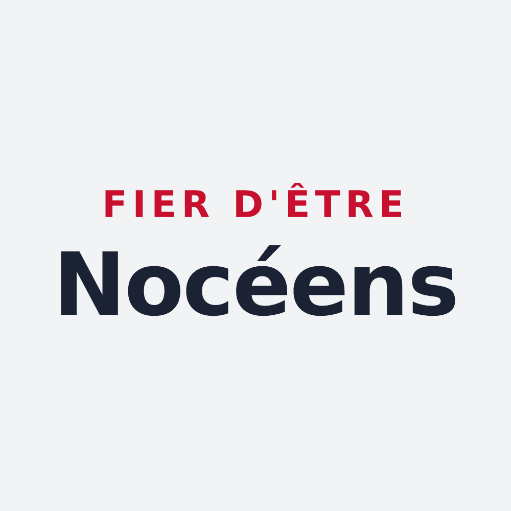 Poster « Fier d'être Nocéens » — design pour Neuilly-sur-Marne