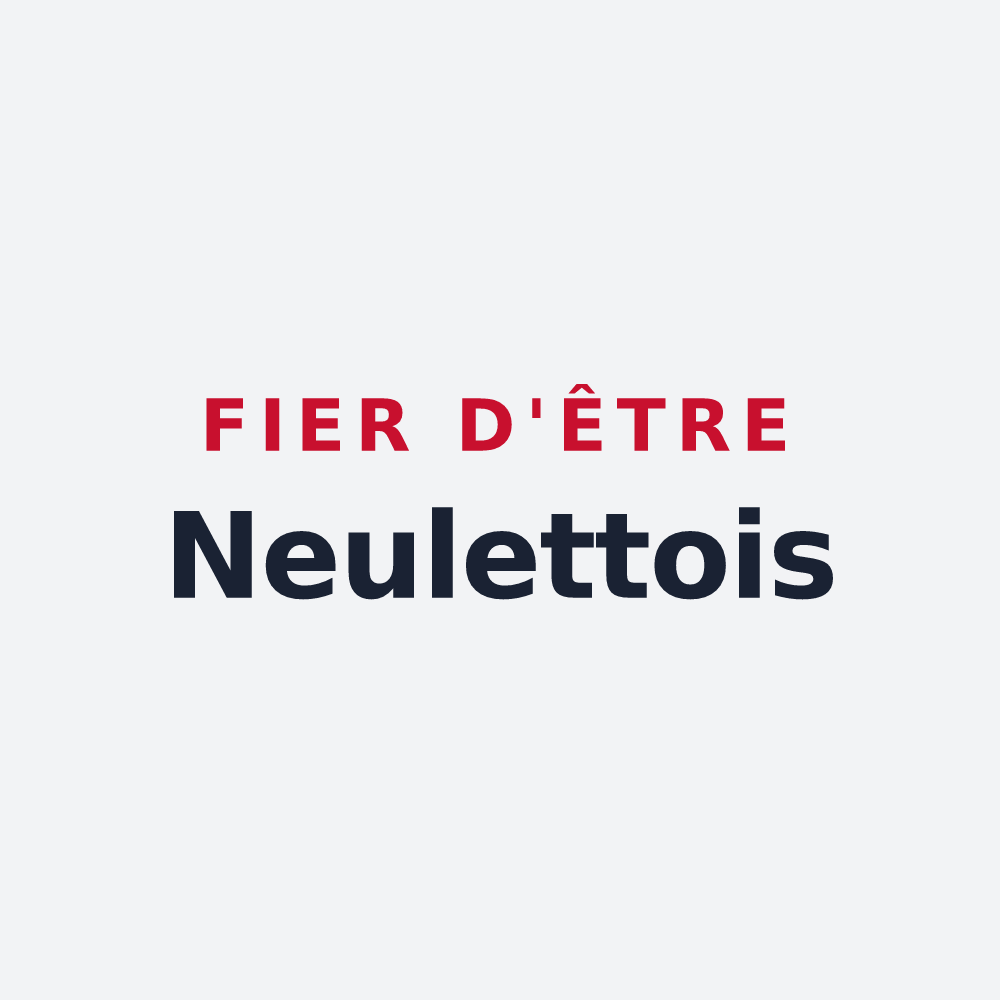 Poster « Fier d'être Neulettois » — design pour Neulette