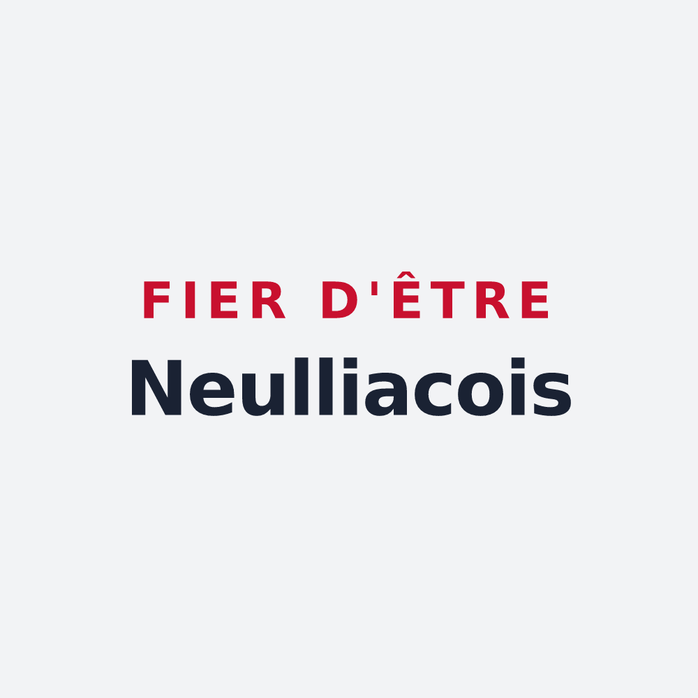 Poster « Fier d'être Neulliacois » — design pour Neulliac