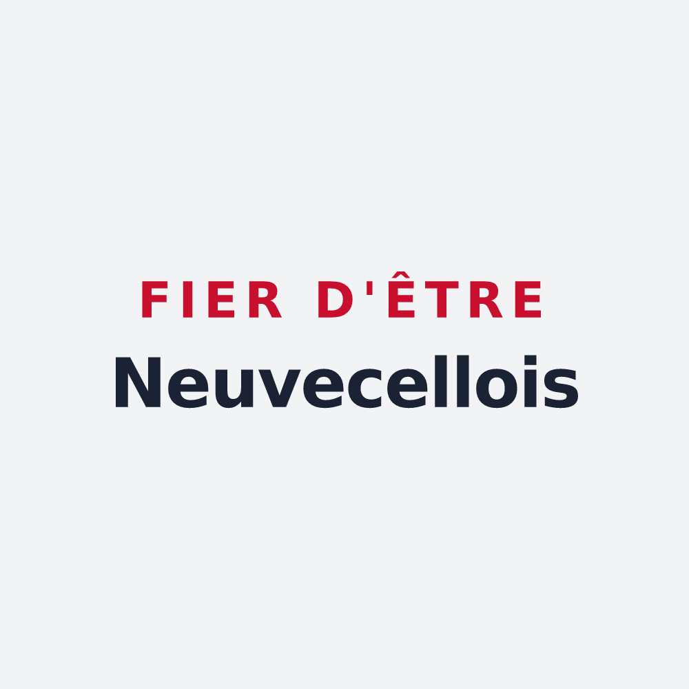 Poster « Fier d'être Neuvecellois » — design pour Neuvecelle