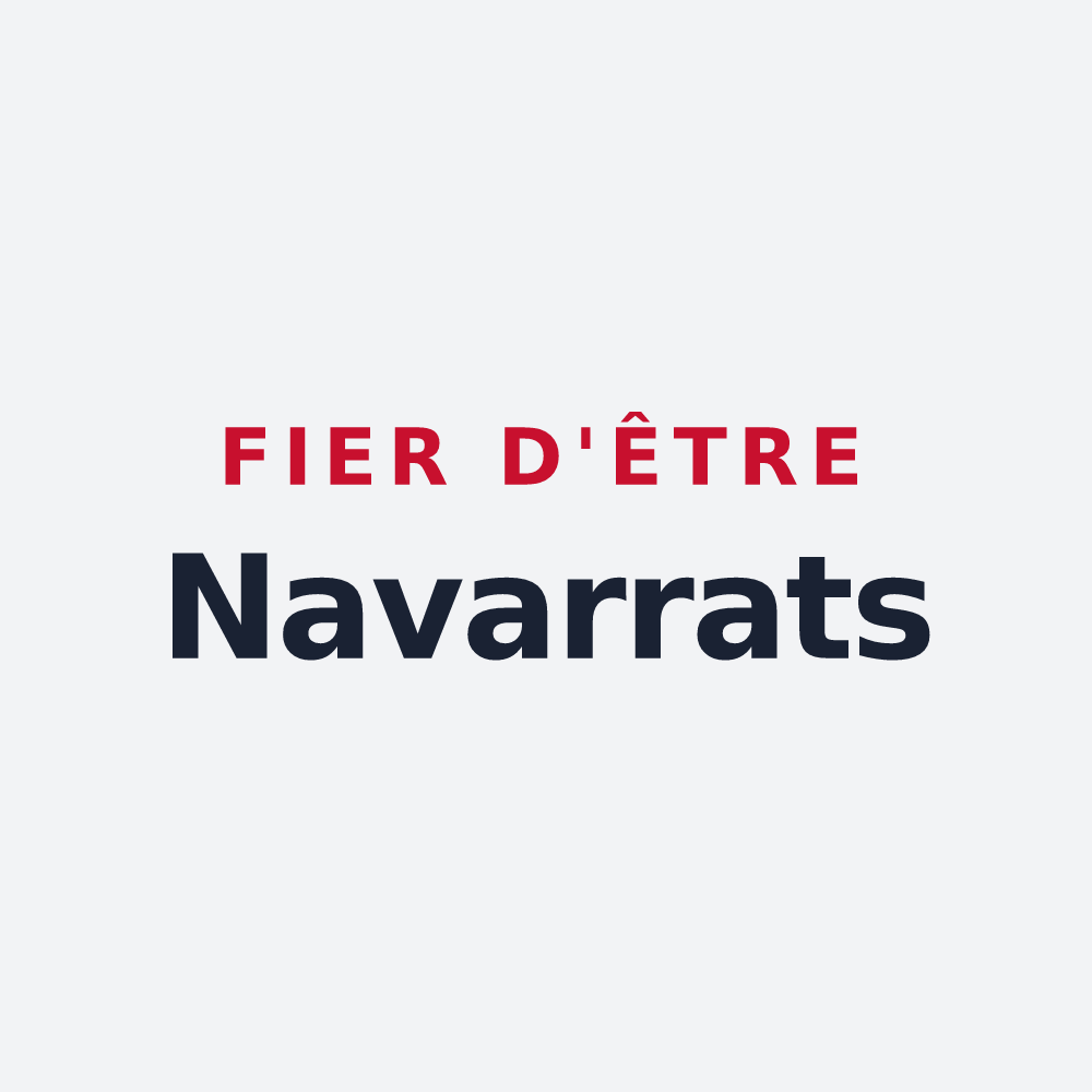 Poster « Fier d'être Navarrats » — design pour Neuville-sur-Seine