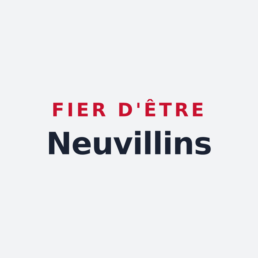 Poster « Fier d'être Neuvillins » — design pour Neuvilley