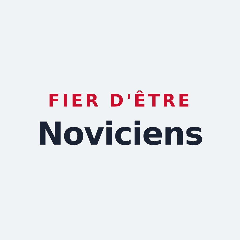 Poster « Fier d'être Noviciens » — design pour Neuvy-le-Roi