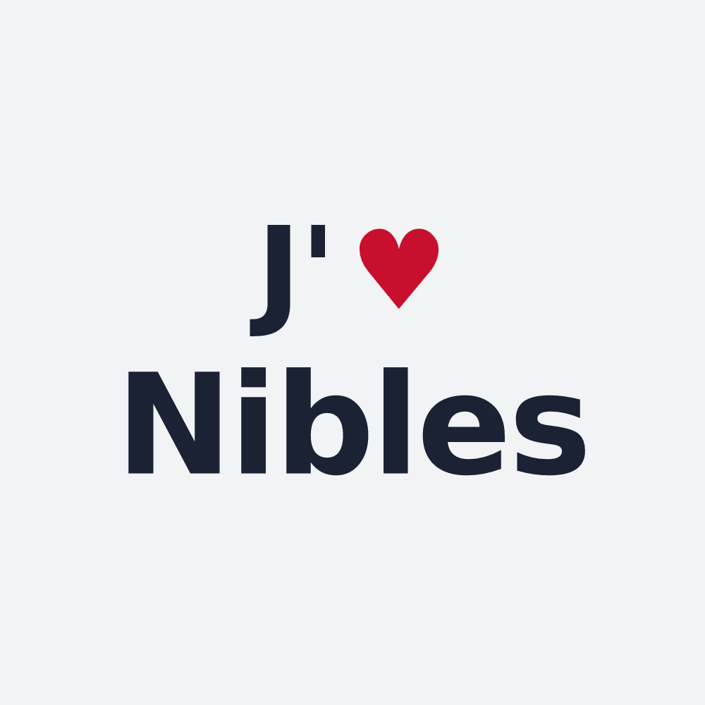 Poster personnalisé Nibles — design J'aime Nibles