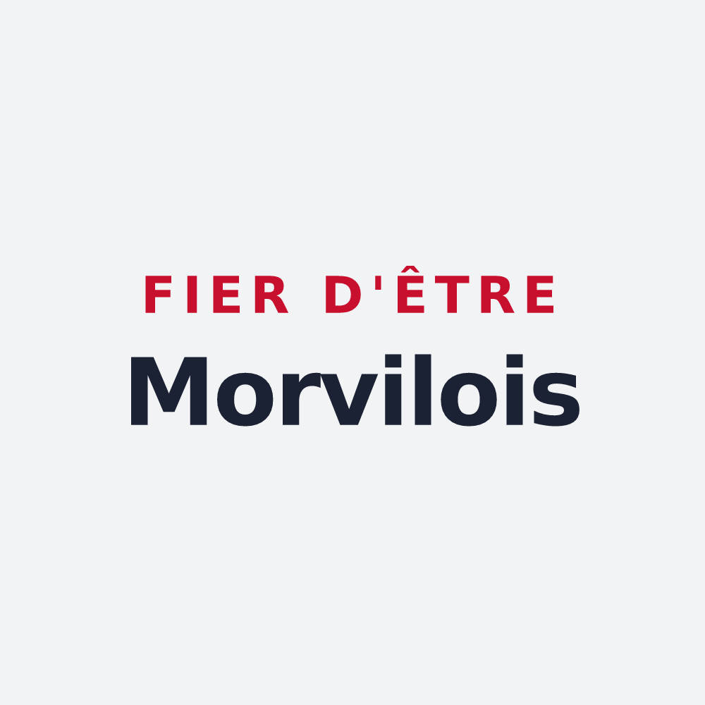 Poster « Fier d'être Morvilois » — design pour Niedermorschwihr