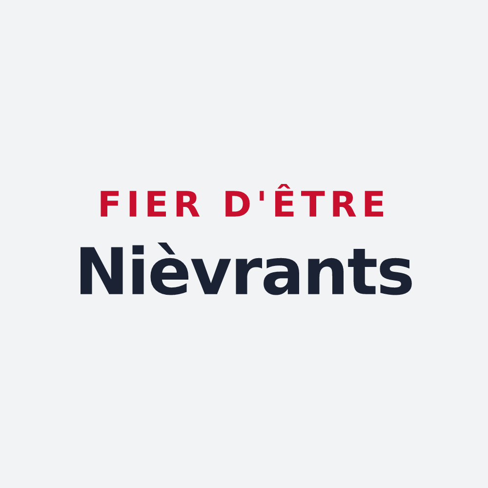 Poster « Fier d'être Nièvrants » — design pour Niévroz