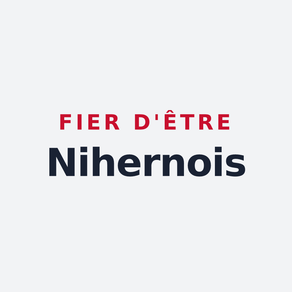 Poster « Fier d'être Nihernois » — design pour Niherne
