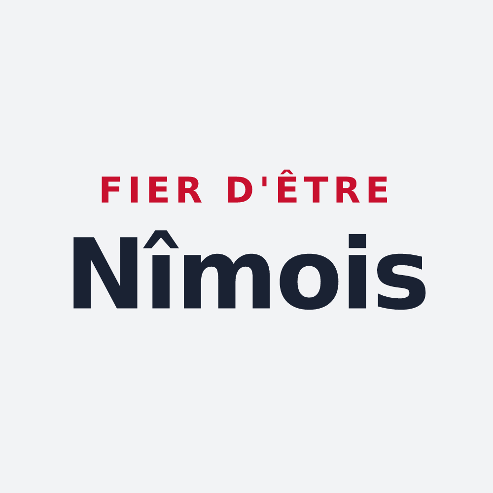 Poster « Fier d'être Nîmois » — design pour Nîmes