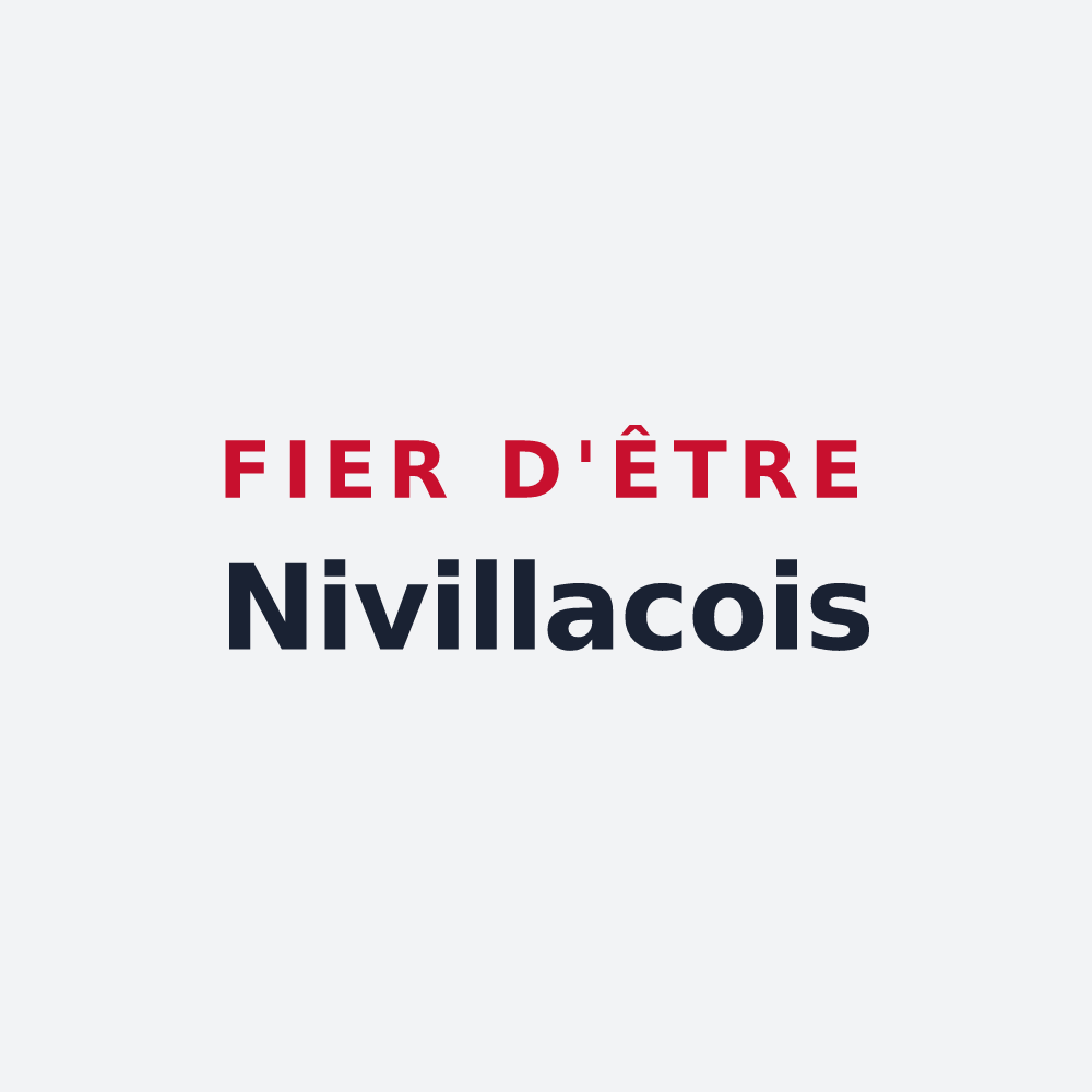 Poster « Fier d'être Nivillacois » — design pour Nivillac