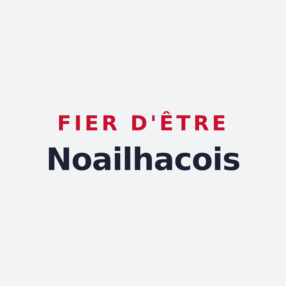 Poster « Fier d'être Noailhacois » — design pour Noailhac