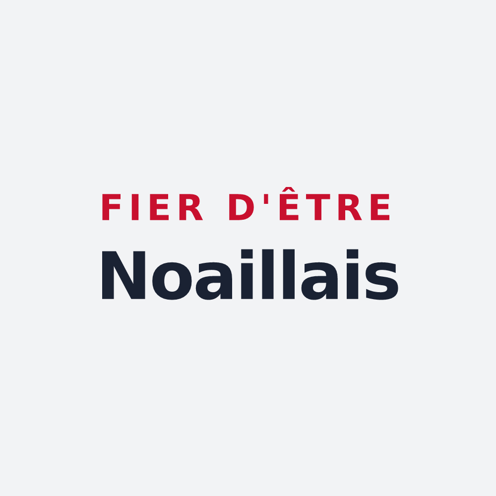 Poster « Fier d'être Noaillais » — design pour Noailles