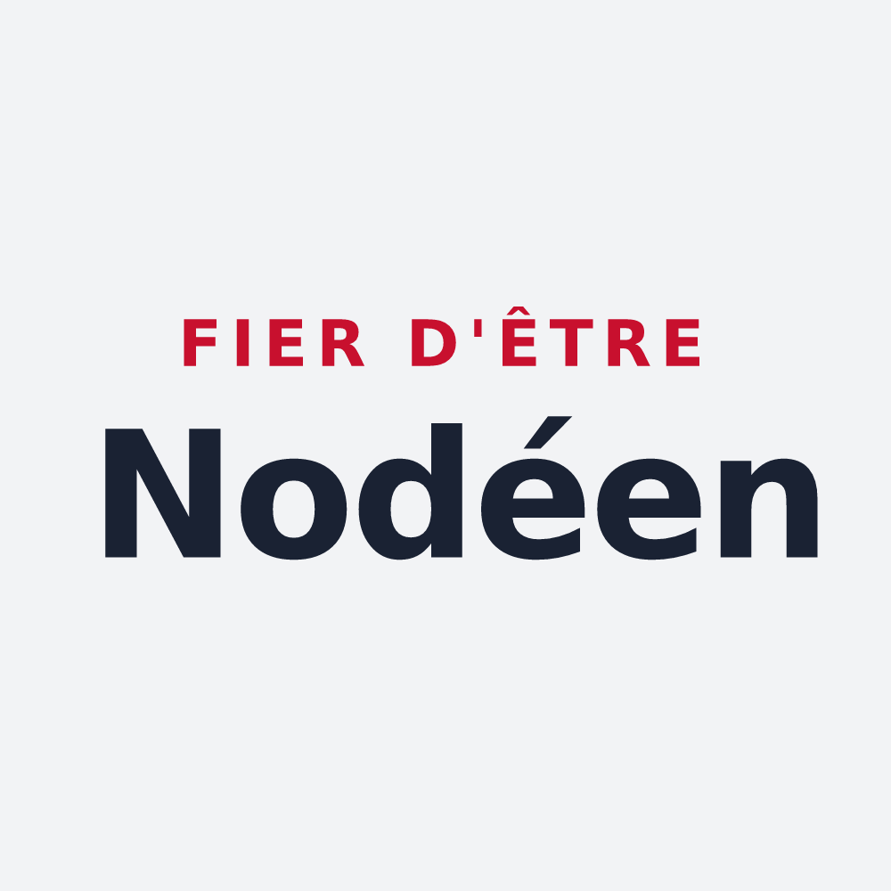 Poster « Fier d'être Nodéen » — design pour Nod-sur-Seine