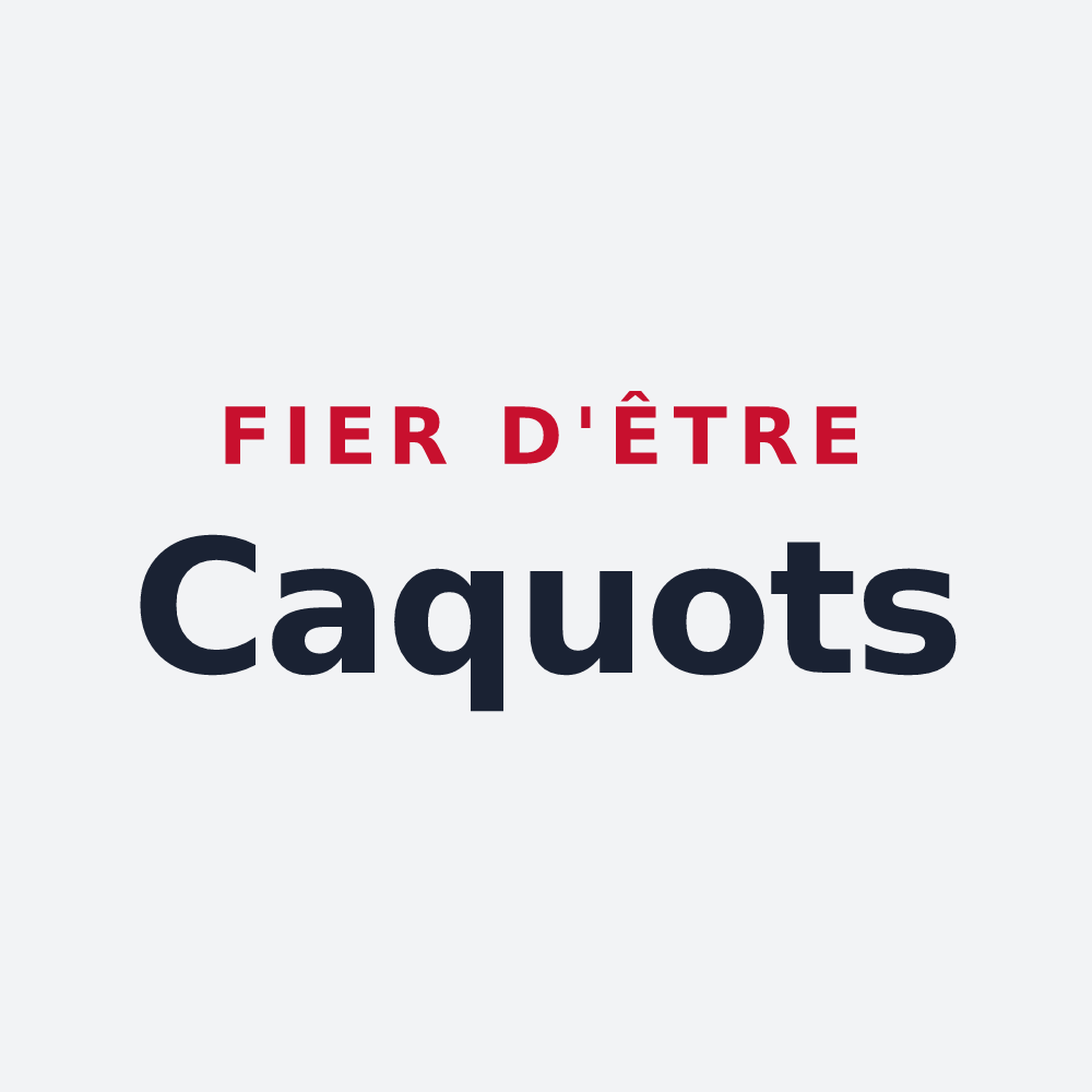 Poster « Fier d'être Caquots » — design pour Noé-les-Mallets