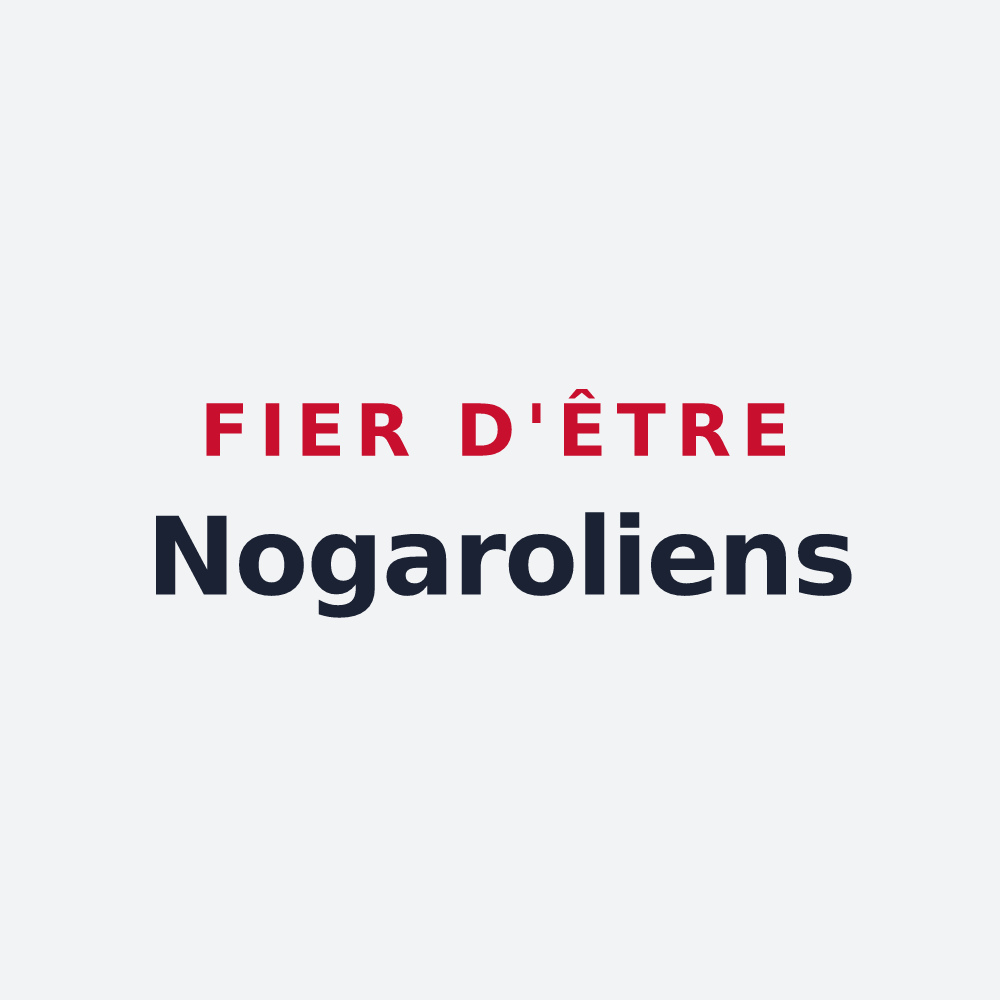 Poster « Fier d'être Nogaroliens » — design pour Nogaro