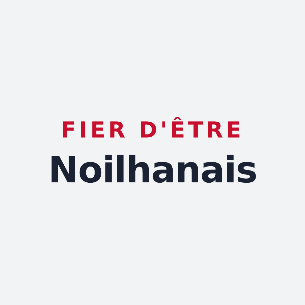 Poster « Fier d'être Noilhanais » — design pour Noilhan