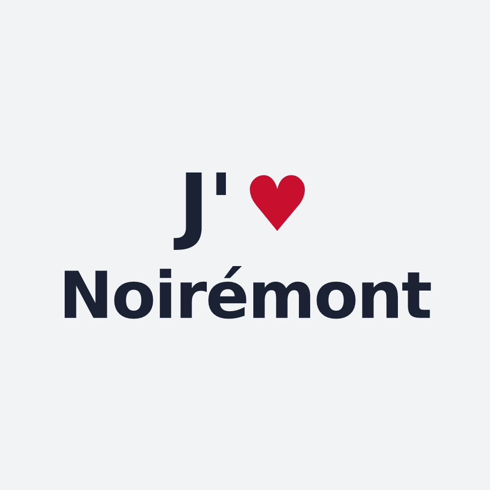 Poster personnalisé Noirémont — design J'aime Noirémont