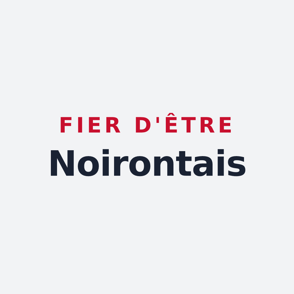 Poster « Fier d'être Noirontais » — design pour Noironte