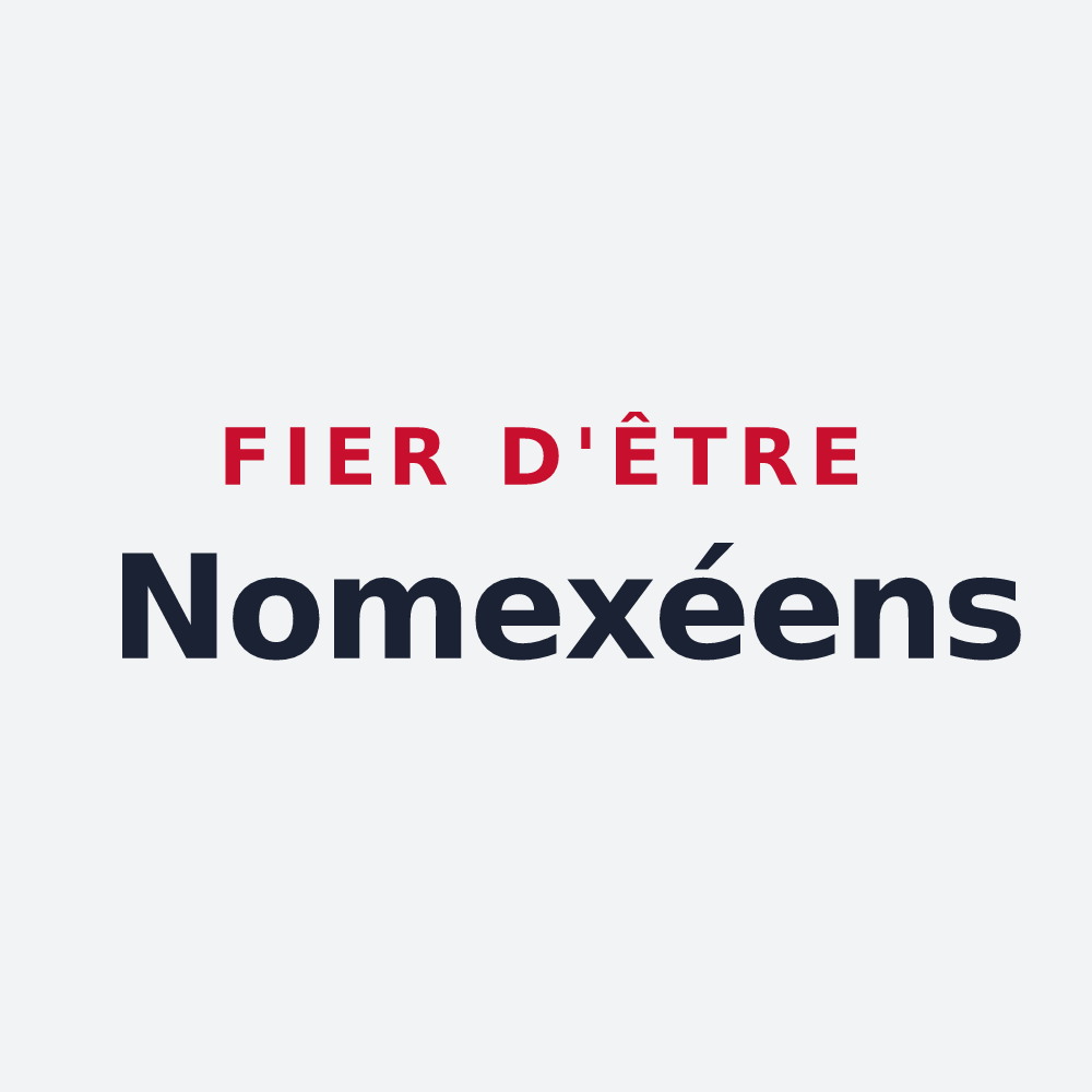 Poster « Fier d'être Nomexéens » — design pour Nomexy