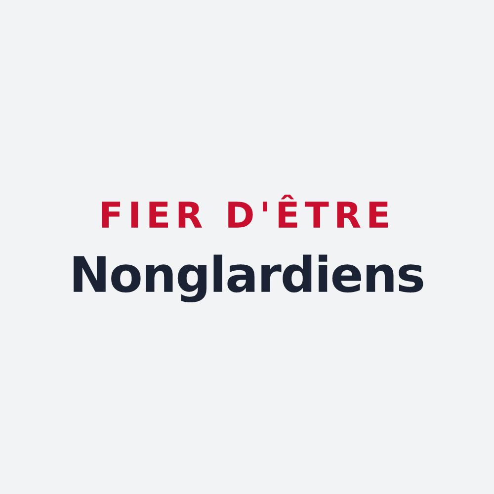 Poster « Fier d'être Nonglardiens » — design pour Nonglard