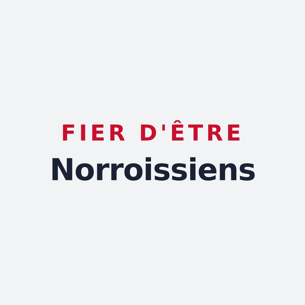Poster « Fier d'être Norroissiens » — design pour Norrois