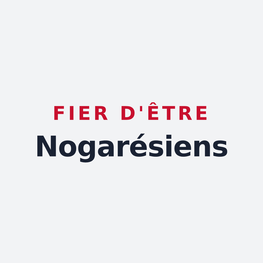 Poster « Fier d'être Nogarésiens » — design pour Norroy