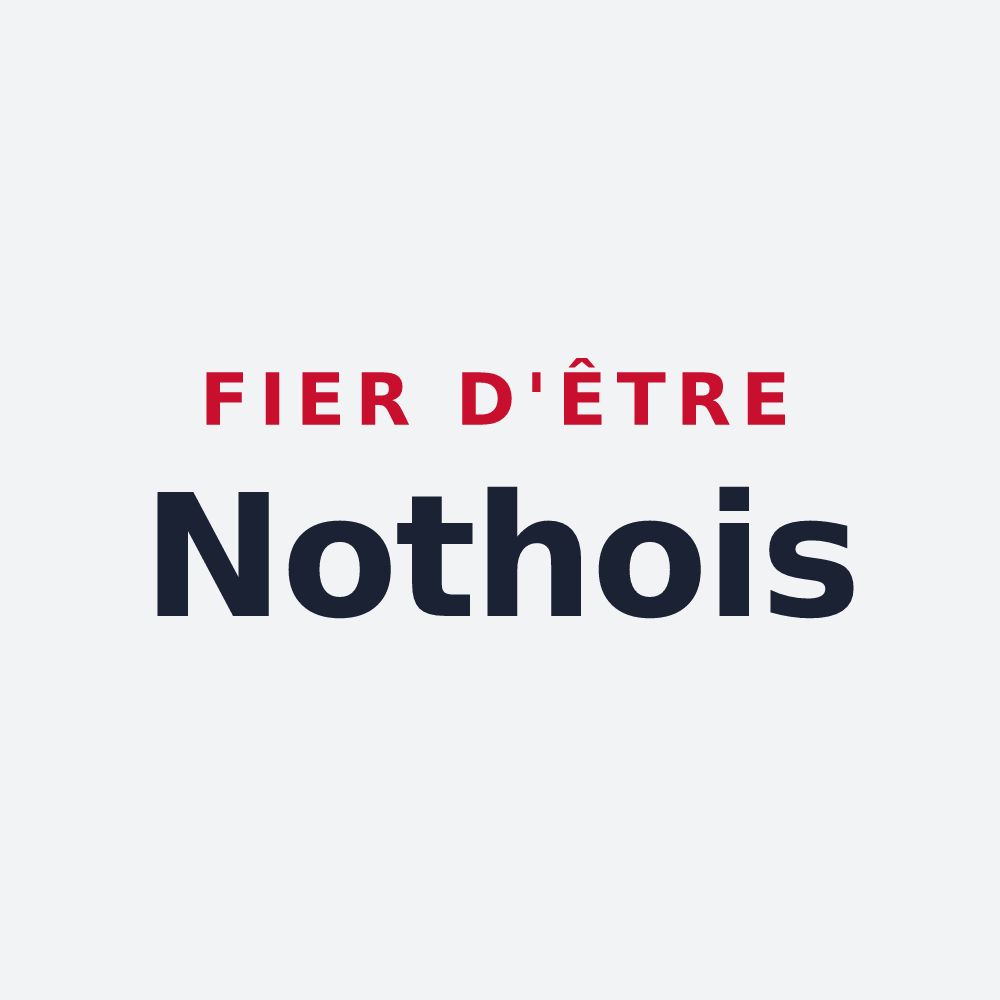 Poster « Fier d'être Nothois » — design pour Noth