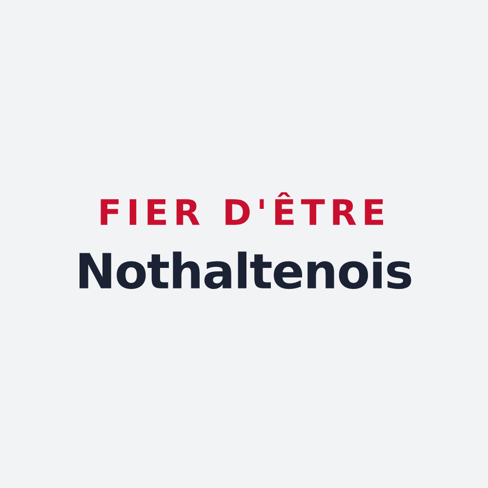 Poster « Fier d'être Nothaltenois » — design pour Nothalten