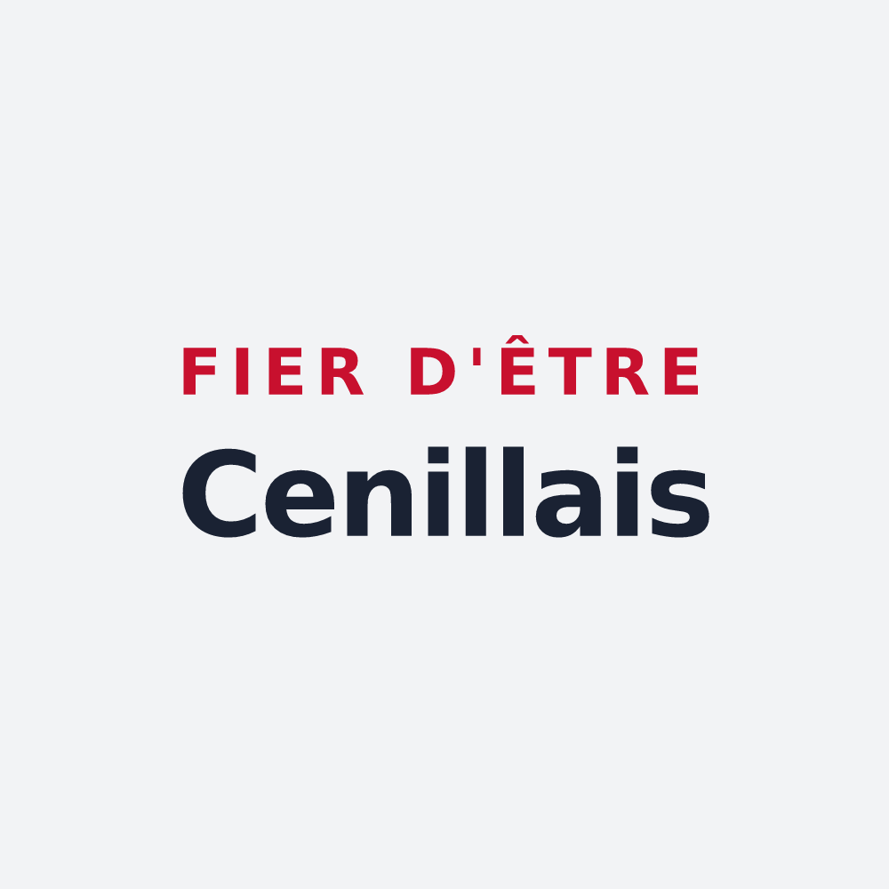 Poster « Fier d'être Cenillais » — design pour Notre-Dame-de-Cenilly