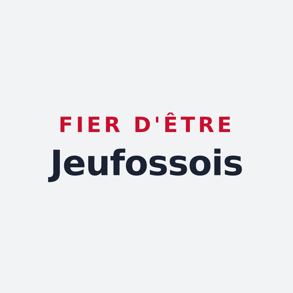 Poster « Fier d'être Jeufossois » — design pour Notre-Dame-de-la-Mer