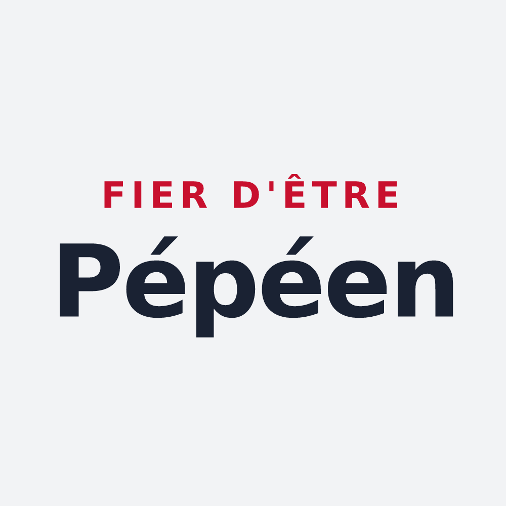 Poster « Fier d'être Pépéen » — design pour Notre-Dame-du-Pé