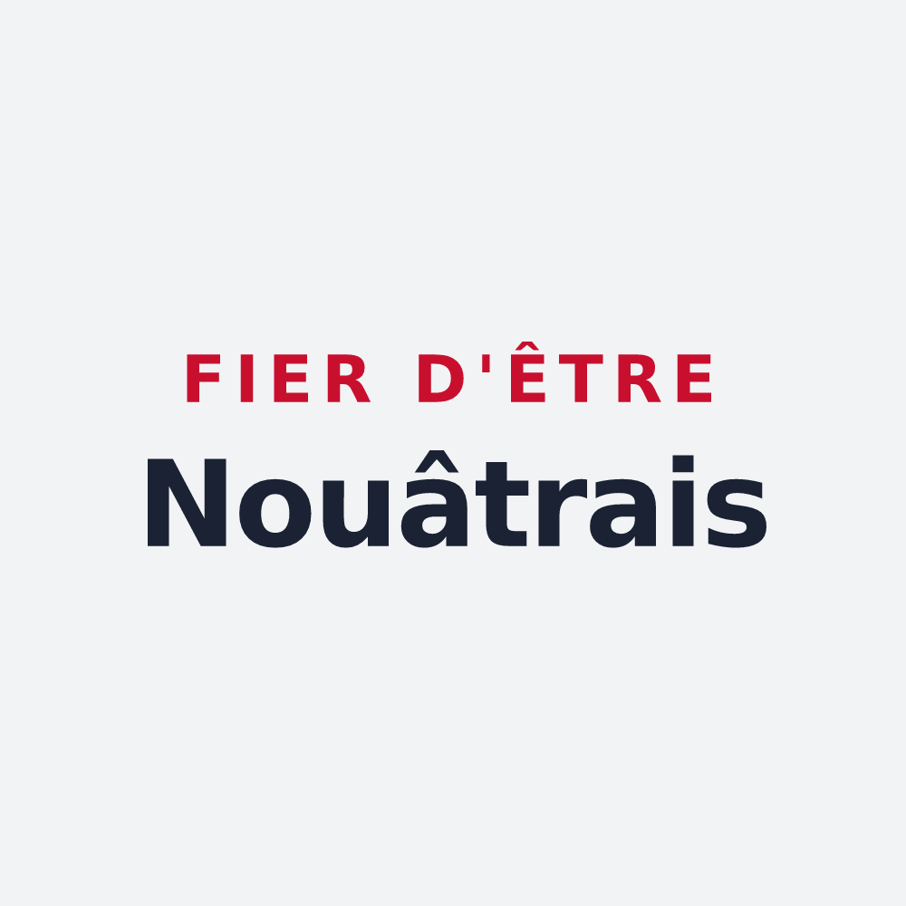 Poster « Fier d'être Nouâtrais » — design pour Nouâtre