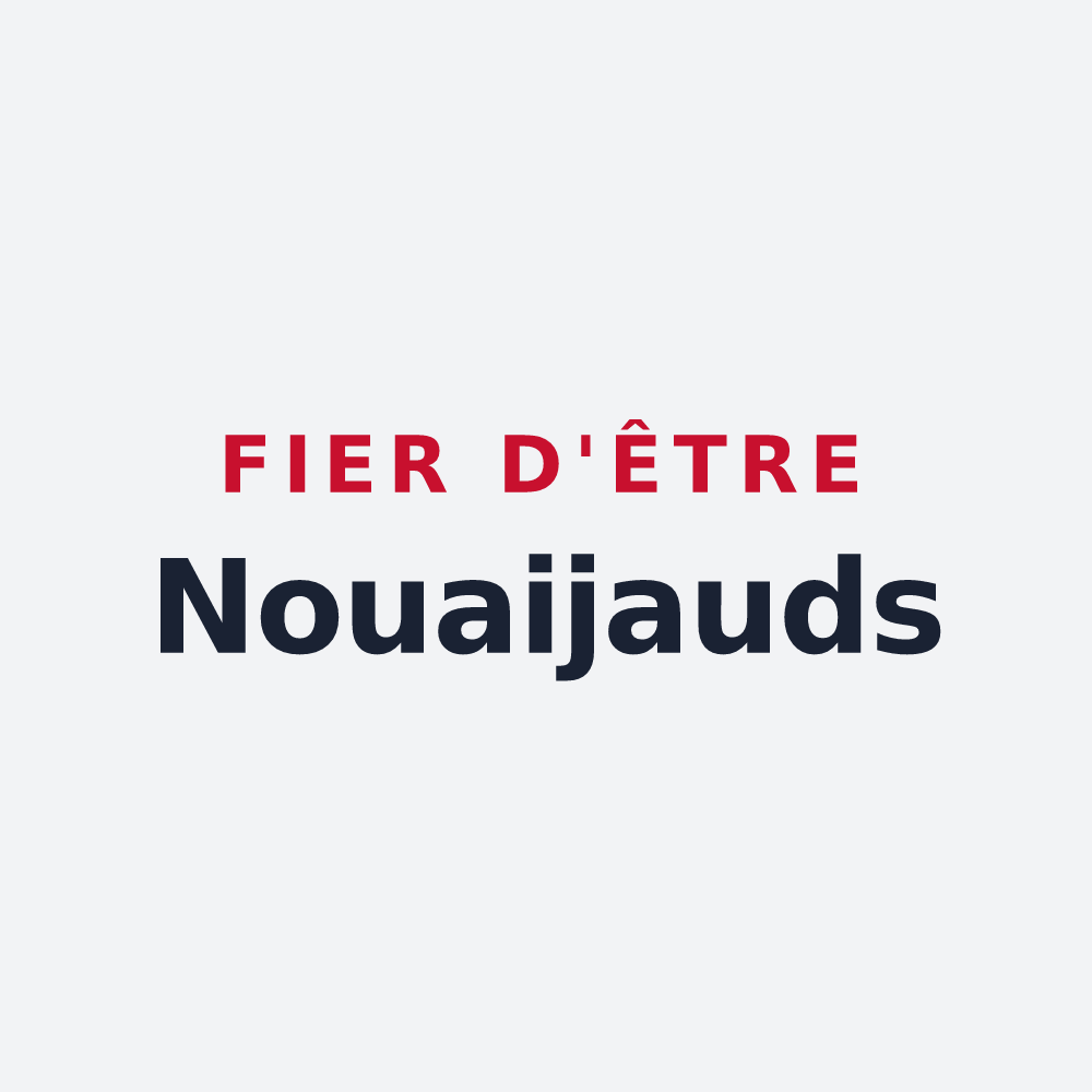 Poster « Fier d'être Nouaijauds » — design pour Nouic