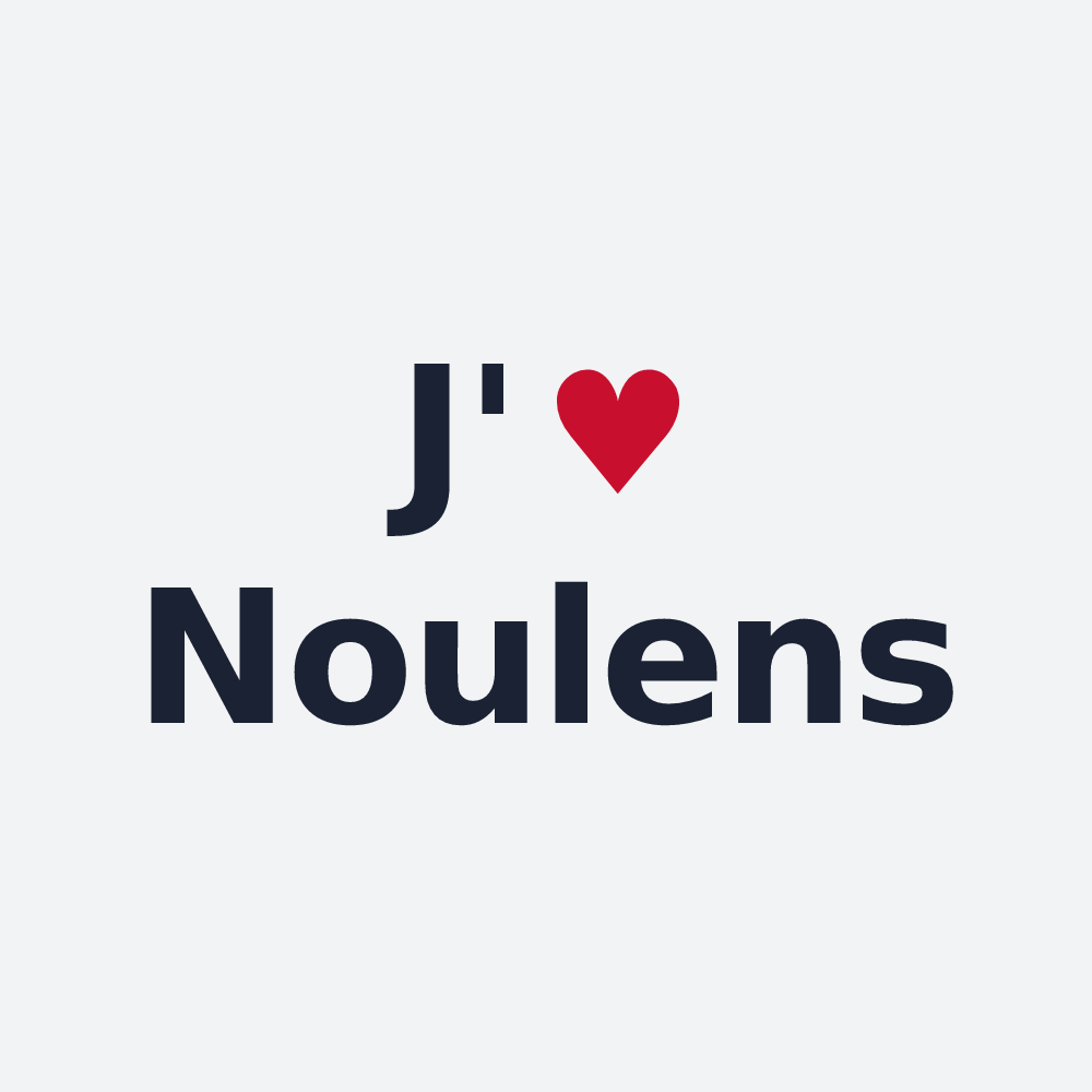 Poster personnalisé Noulens — design J'aime Noulens