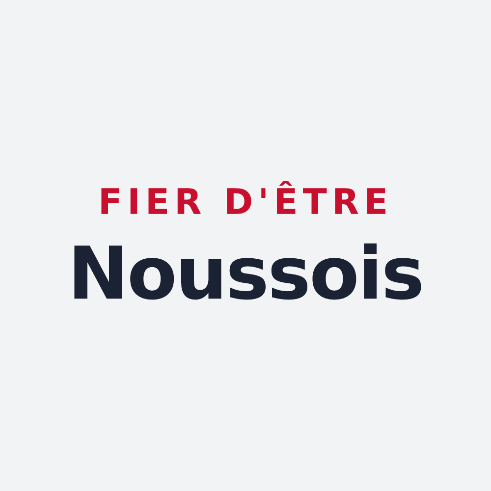 Poster « Fier d'être Noussois » — design pour Nousse