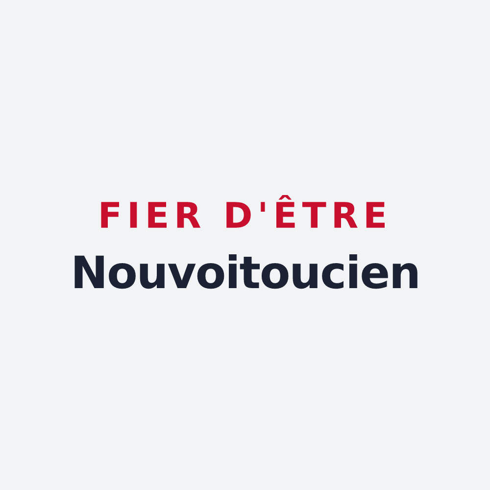 Poster « Fier d'être Nouvoitoucien » — design pour Nouvoitou