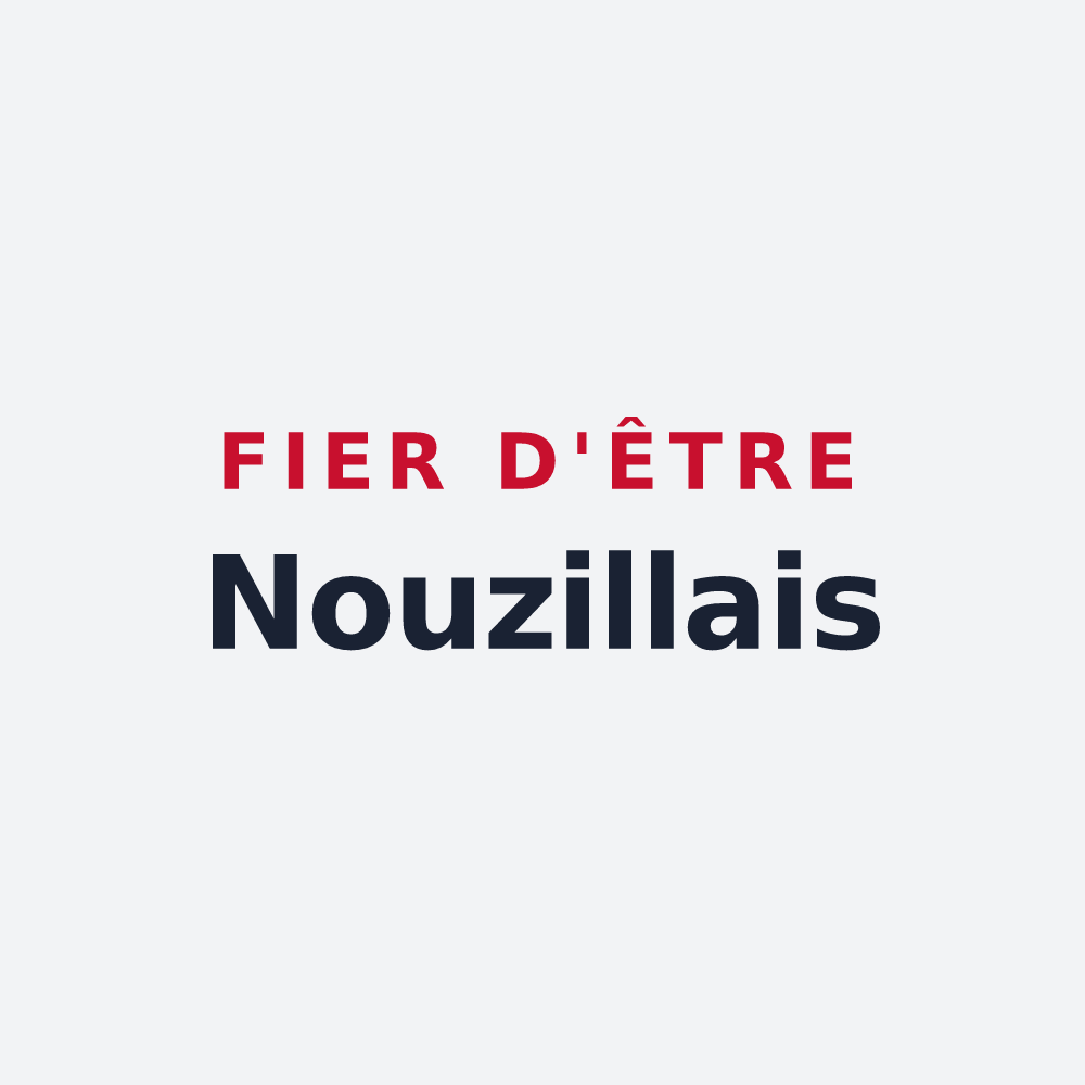 Poster « Fier d'être Nouzillais » — design pour Nouzilly