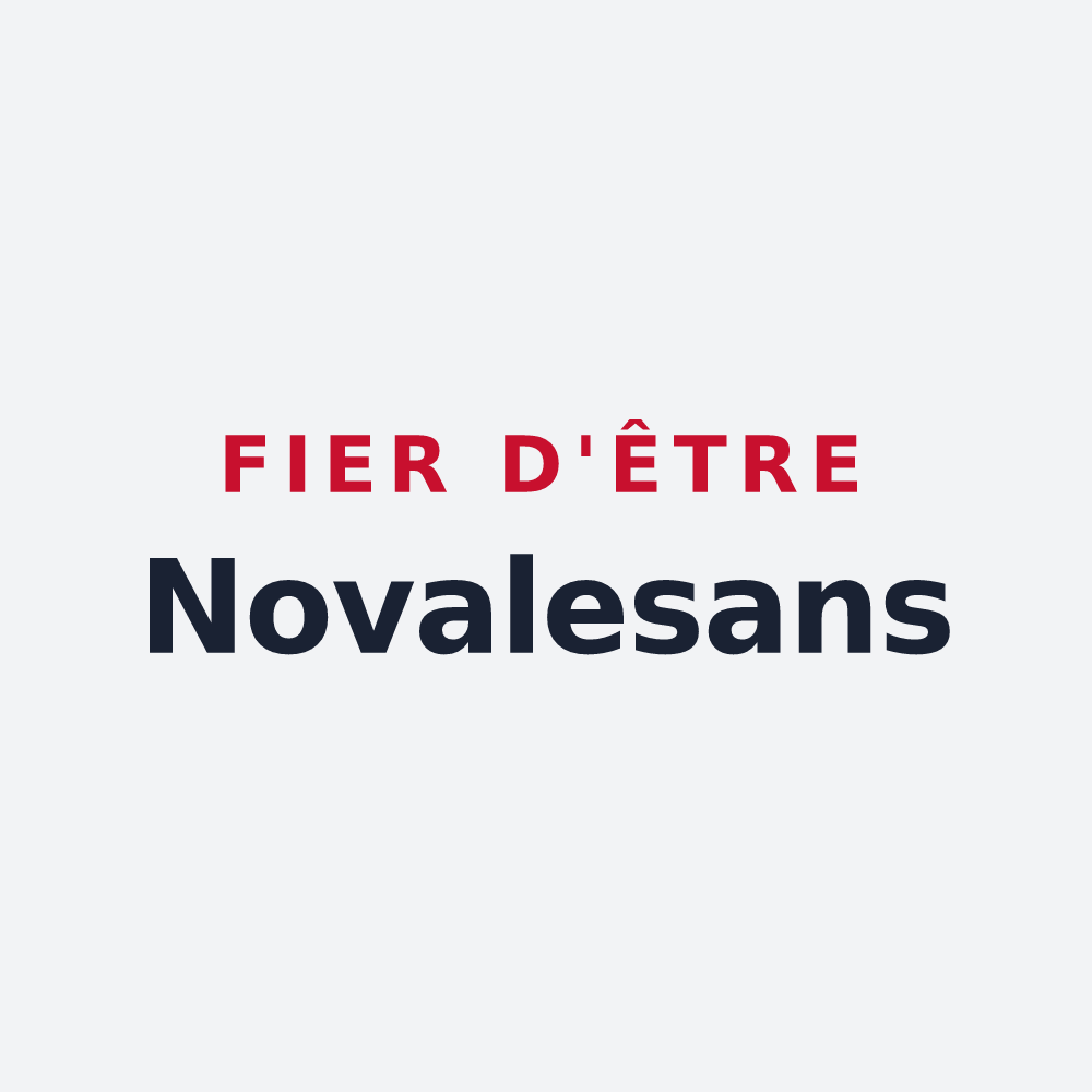 Poster « Fier d'être Novalesans » — design pour Novalaise