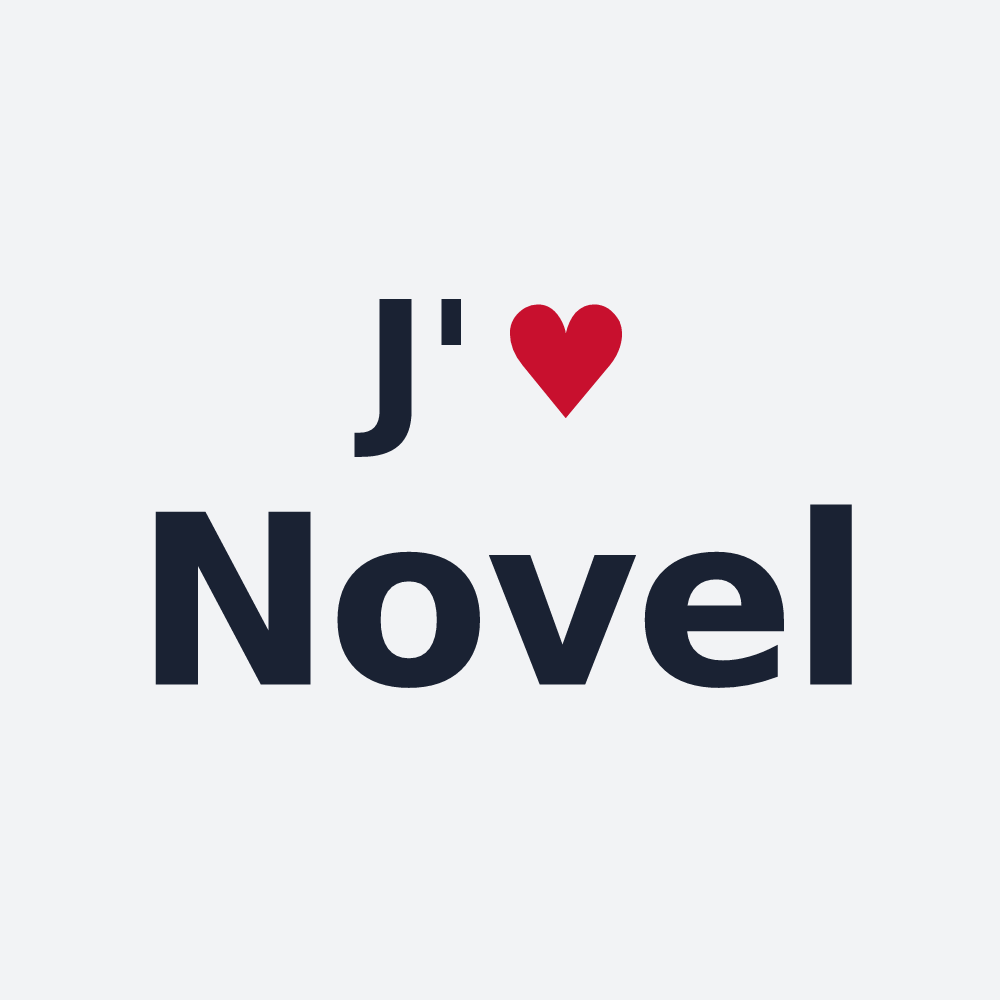 Poster personnalisé Novel — design J'aime Novel