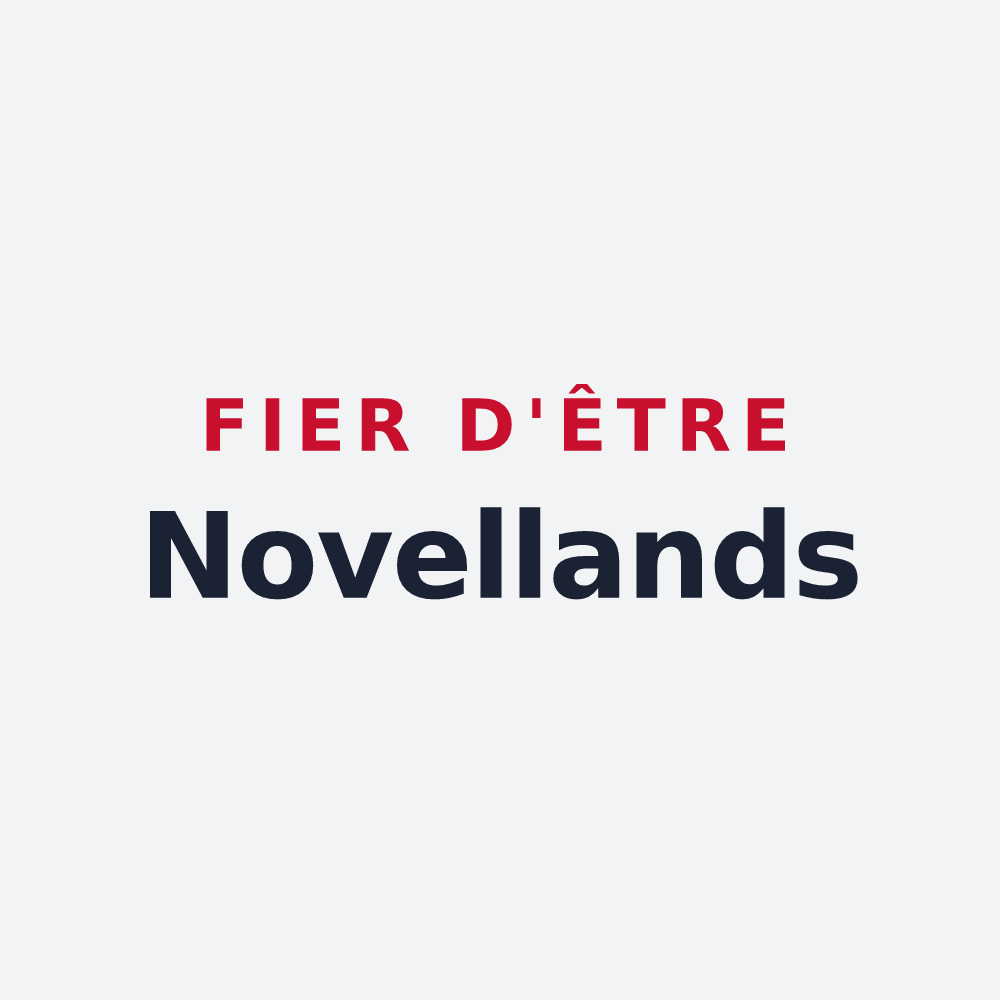 Poster « Fier d'être Novellands » — design pour Novel