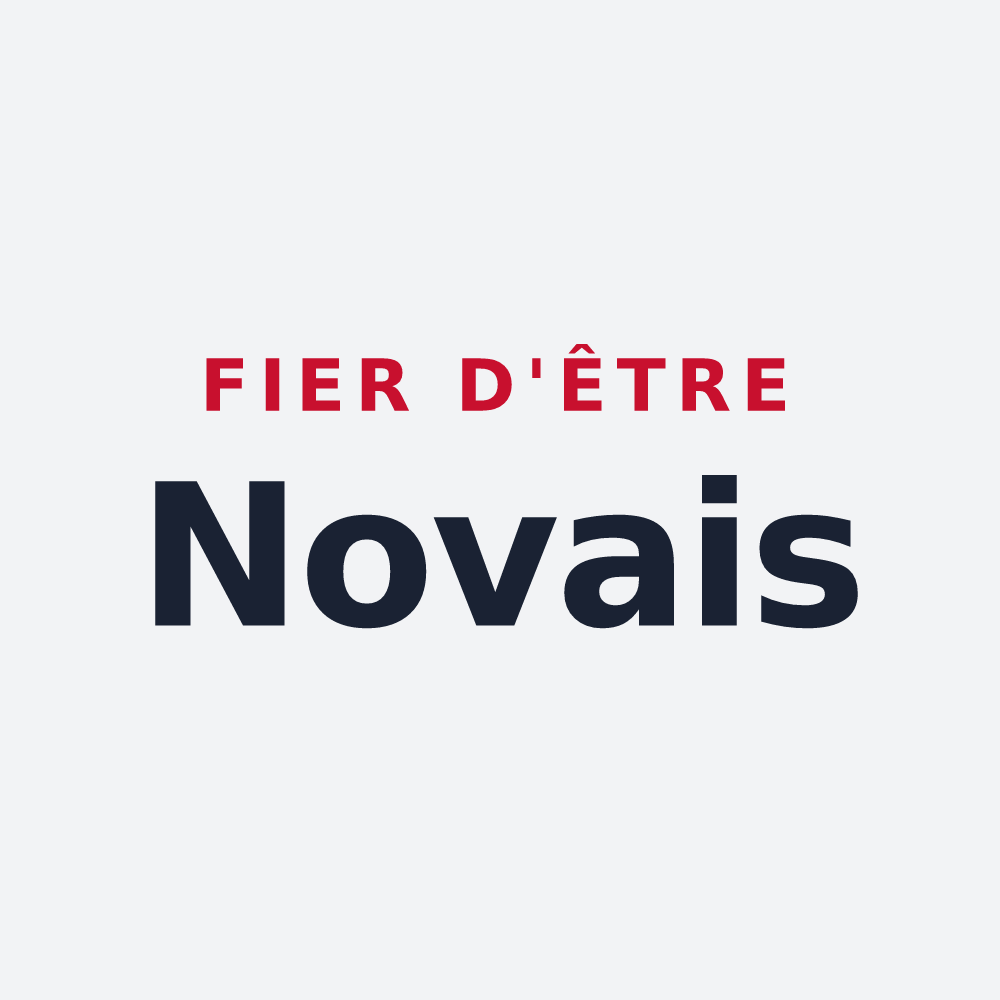 Poster « Fier d'être Novais » — design pour Noves