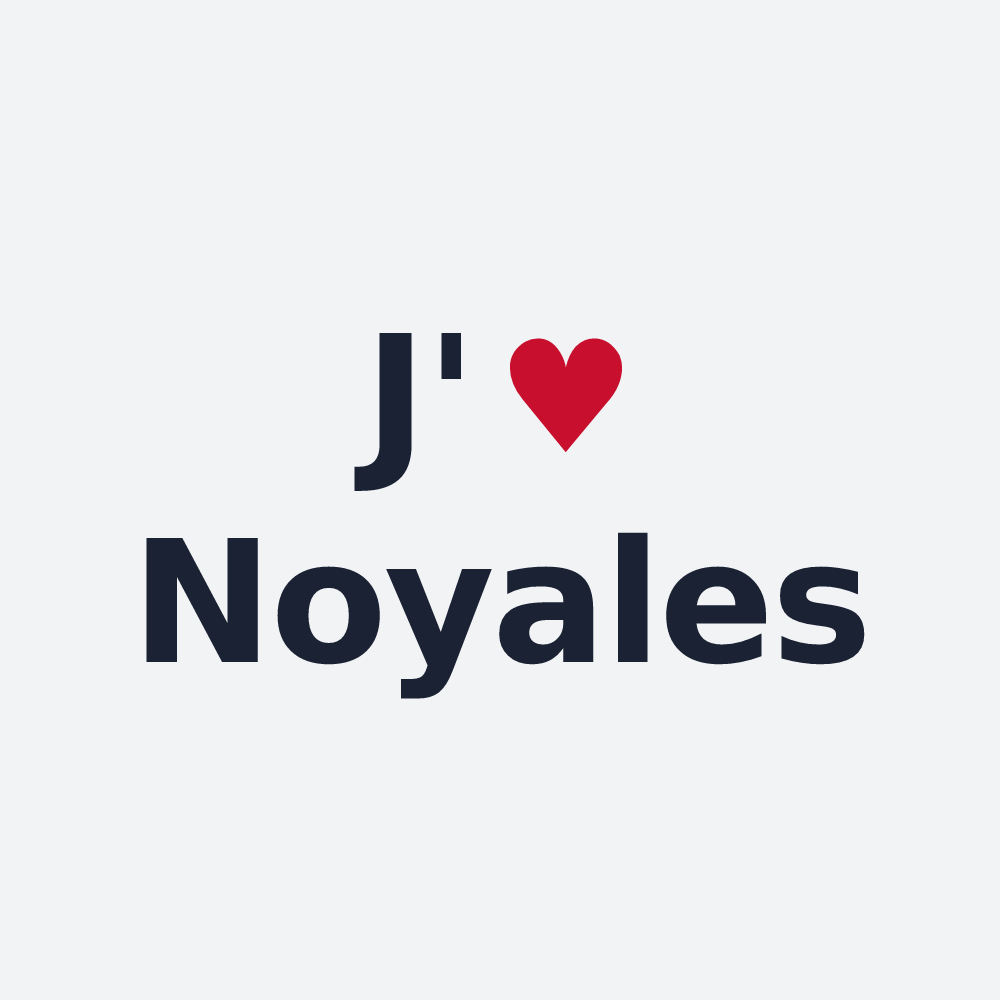Poster personnalisé Noyales — design J'aime Noyales