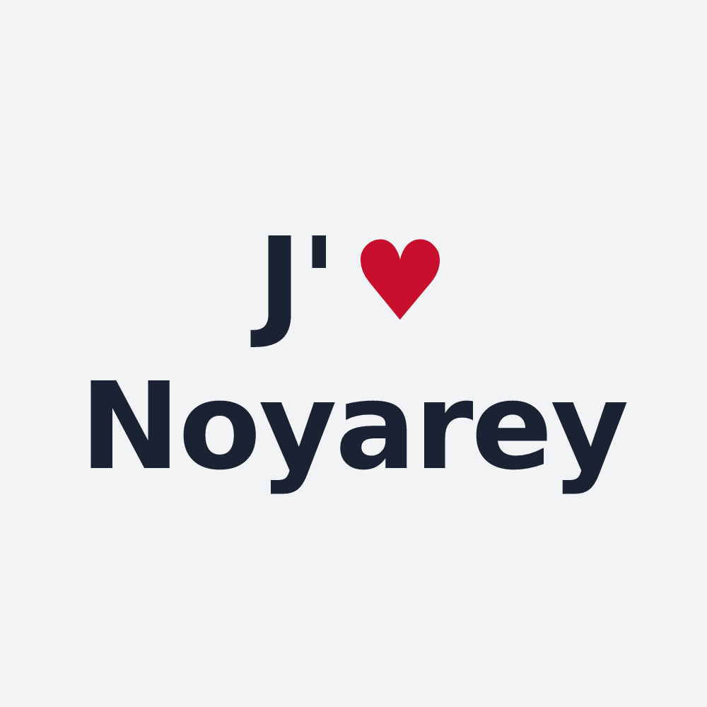 Poster personnalisé Noyarey — design J'aime Noyarey