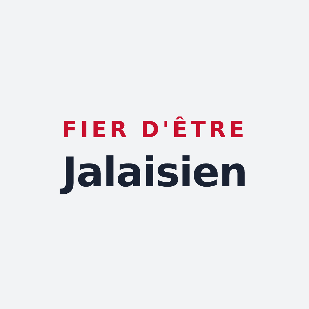 Poster « Fier d'être Jalaisien » — design pour Nuillé-le-Jalais