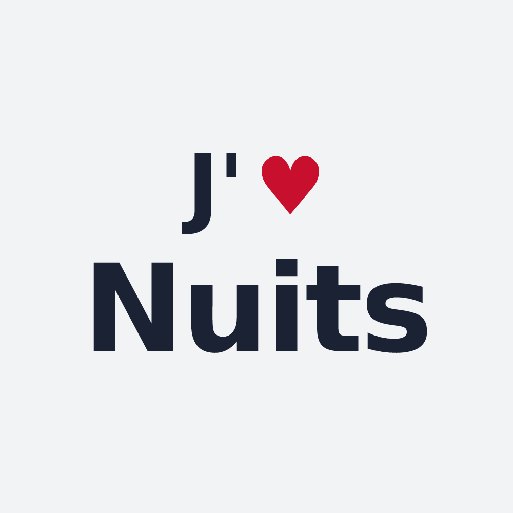 Poster personnalisé Nuits — design J'aime Nuits