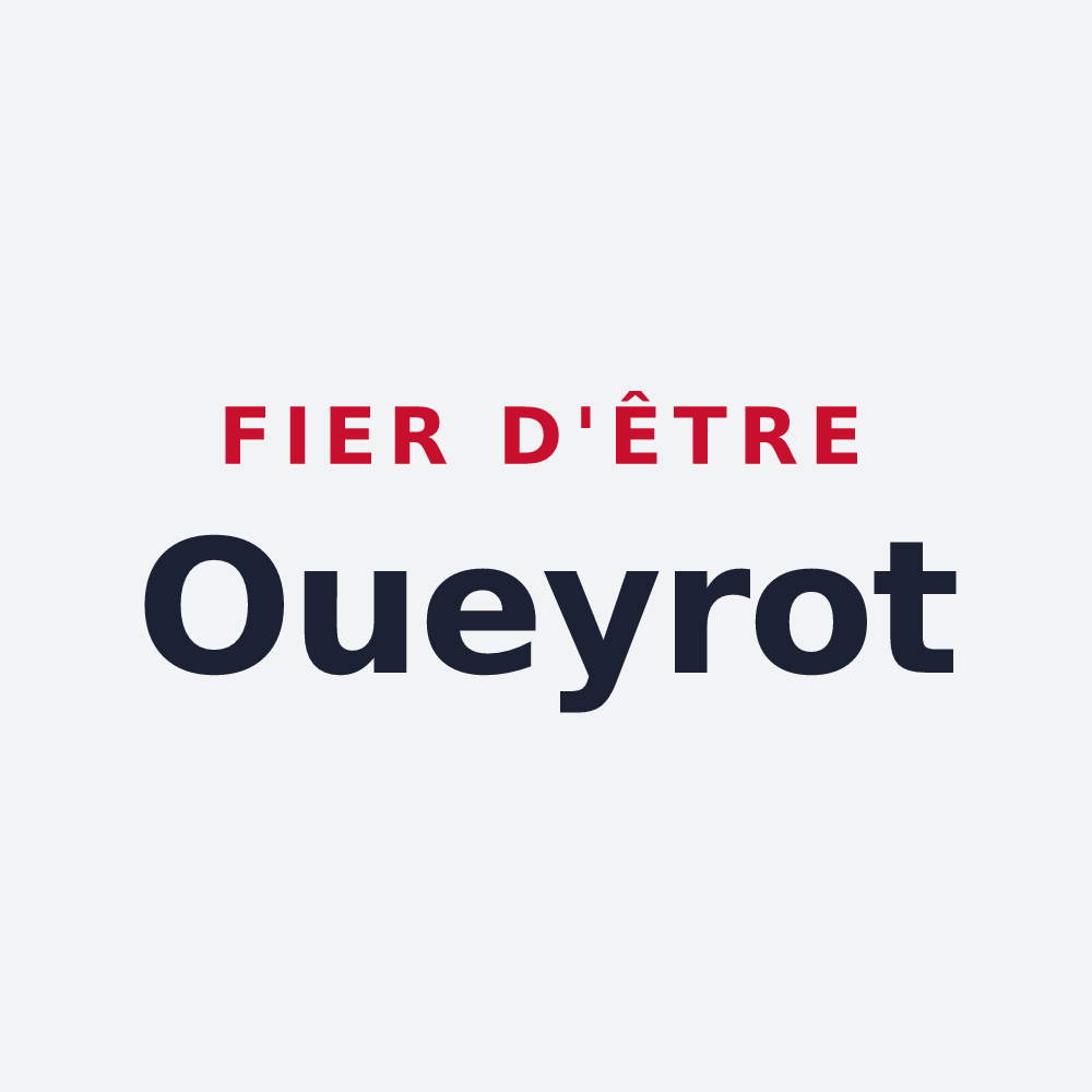 Poster « Fier d'être Oueyrot » — design pour Oeyregave