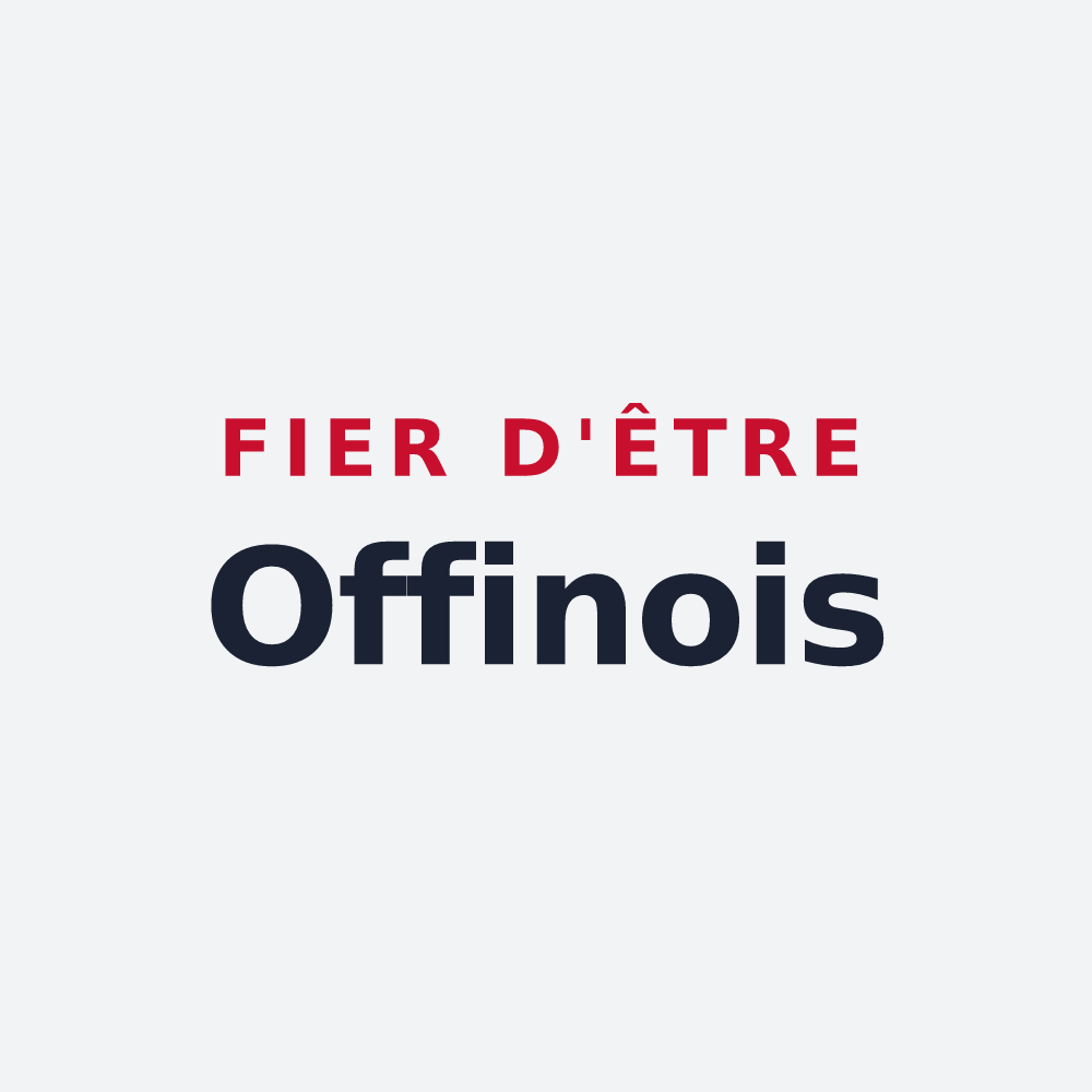 Poster « Fier d'être Offinois » — design pour Offin